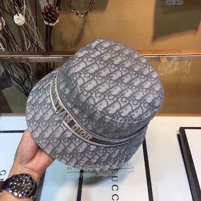 Dior新品女士帽子 迪奧動物新款織帶漁夫帽  mm1435